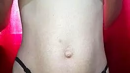 Petite Teen Amateur Rubs Tiny Natural Tits Masturbating