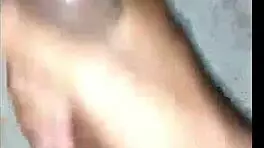 Ecuadorian cock erupts in hot solo cum
