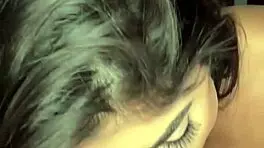 Petite 18yo latina gostosa gags deep... cum floods her mouth on casting!