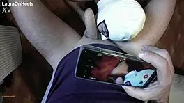 Stunning Milf in Pantyhose Heels Worships Massive Cock with Gagging Deepthroat Swallowing Load