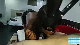 Venezuelan slut gets hardcore fucked at wild Halloween party