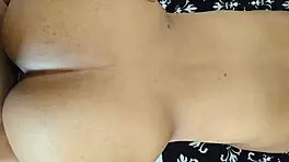 hot latina single mom bent over balcony fucked doggystyle while kids play