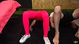 Wild Crossfit Lesson Explodes into Savage Stranger Pounding