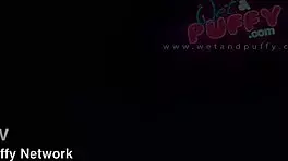 Yvonne's swollen pussy lips teased relentlessly by wet vibrating toys solo