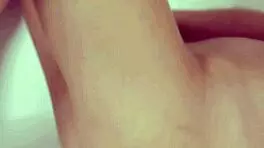 overwhelmed with desire she fingers her soaking wet tight pussy solo