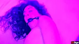 rough anal gags her skinny body before huge facial cum explosion