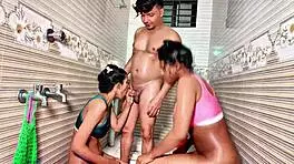 Uttaran20 Homemade FFM Threesome with Deepthroat Doggystyle Creampie