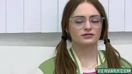 Therapist Dr Calvin Hardy Fucks Petite Patient Reese Robbins On Sofa