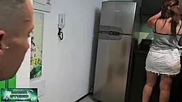 sexy latina milf deepthroats monster bbc before hardcore assfucking creampie!