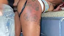 Merry Christmas with Big Black Cock Anal Fun