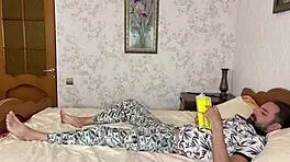 Roommate got so horny she grabbed my book and fucked me hard 😈💦