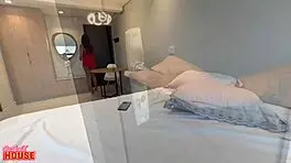 naughty brazilian beauty screams fucked by two huge cocks!