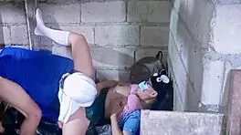 Busty Pinay Teen Hard Fucked On Building Creampie Finish