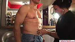 Sugarmom's Hairy Pussy Gets Thorough Licking Treatment