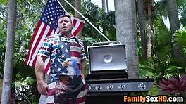 Blonde Slut Threesomed by Monster Cocks in Taboo Heat