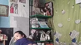 asian cutie dances in tight shorts 🔥 petite ass shaking 💃