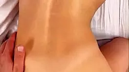 petite skinny babe wakes to morning doggystyle pounding facial cumshot