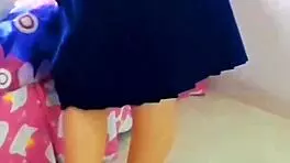 skinny mexican schoolgirl takes outdoor anal creampie then slurps cum balls deep homemade