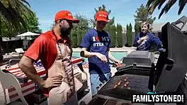 Hey Penelope Kay, ready for stepdad Will Pounder and bro Josh Rivers' epic facial fireworks?