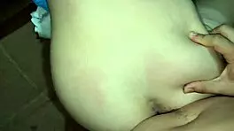 maria gets her wet hairy latina pussy creampied easy by small cock in passionate college couple homemade closeup