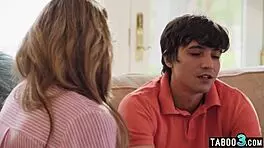 Fierce Cock Rams Petite Blonde Milf's Pristine Tight Pussy Hard!