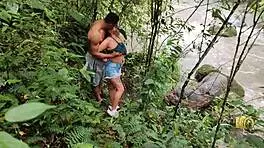 rico and mara caught wildly fucking in the rushing river!