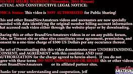 Blonde petite neighbor Raelyn deepthroats cock then gets pounded bent over doggystyle