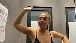 Horny teen with big tits takes monster cock anal pounding outdoors publicly