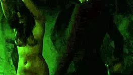 Blonde Lesbian Slave Whipped in Bath by Mistress