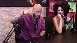 Lady Snow and Lord Kenobi heat up sensual casting with top black stud part one