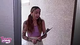 Nina Nova's Pierced Tits and Ass Bend for Creampie Project Grade