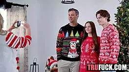 Petite Parker Ambrose Serena Hill Xmas Creampie Frenzy