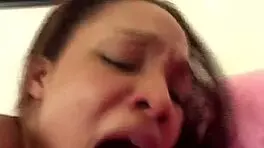 Suggestive ebony redbone meets byron long for intense homemade session