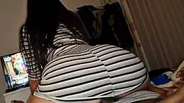 Petite Latina Devours Massive Black Monster Cock Ride!