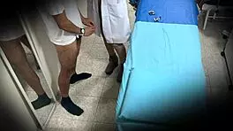 i spy on horny mexican nurse in office