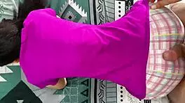 paid off horny amateur babe for her first time licking pussy then fucked tight virgin hole hard