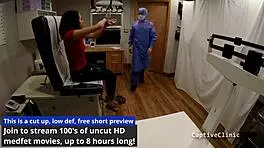 Blindfolded yasmine woods handcuffed screaming in latex backstage humiliation