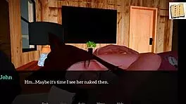 redhead milf with big tits and ass plays erotic homemade game