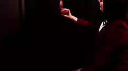 student deepthroats cock at gloryhole swallowing every drop