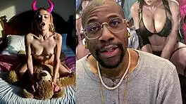 Tight Shaved Pussy Petite Blonde Rides Big Cock Face Facial Cum Covered