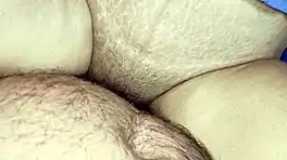 newlywed bride moans through close-up hardcore missionary pounding session