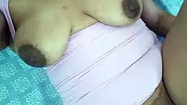 curvy latina big tits brunette orgasms hard on juicy pussy creampie