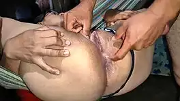 Does this curvy Colombian babe's huge ass shake during wild pounding?