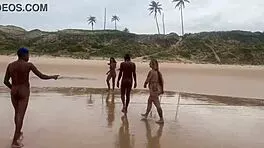 i'm fucking this hot brunette on copacabana beach publicly