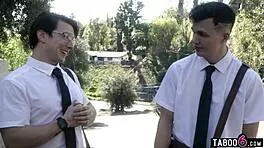 Young religious guys crave Dee Williams' huge tits