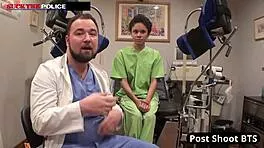 sandra chappelle fucked hard by police in latex gloves with anal gaping and ball licking