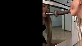 petite housewife squirts on superior black cock