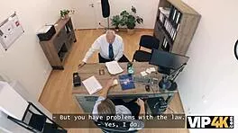 Seduced by Young Beauty's Irresistible Office Temptation