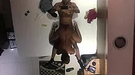 hidden cam catches young brazilian ebony pussy pounded