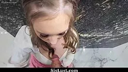 i catch him jerking my panties then ride his monster cock doggystyle moaning hard